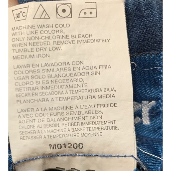 Vintage Wrangler Snap Up Western Shirt Mens 2XT Blue Big/Tall Pearl Snap Cowboy - Picture 7 of 7